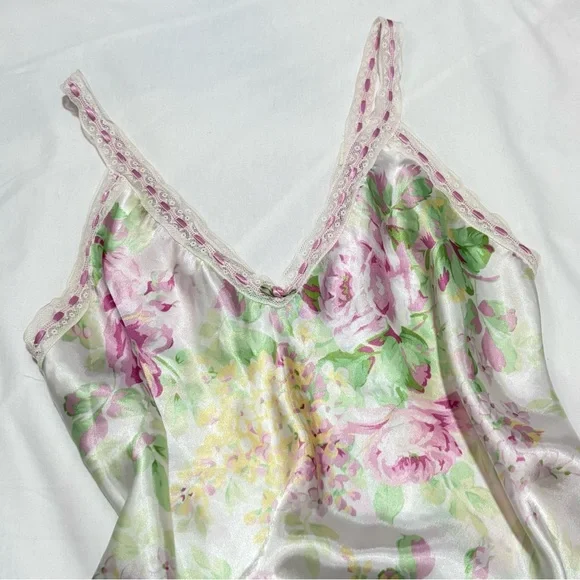 Oscar de la Renta Floral Slip - Picture 2 of 4